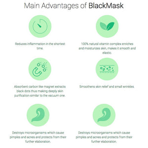 Shills Deep Cleansing purifying peel off black face mask - black mask - 99fab.com