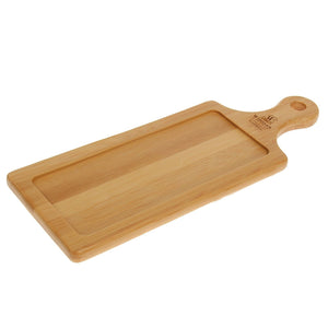 Bamboo Tray 11.75" X 4.5" | For Appetizers / Barbecue / Burger Sliders