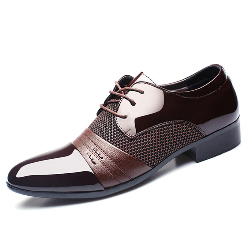 Luxury Brand Men's Flats Shoes Patent Leather Classic Oxford Shoes - women shoes - 99fab.com