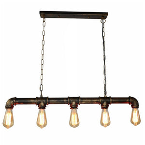 Industrial Vintage Ceiling Steampunk Metal Pipe Loft Pendant Light~1340