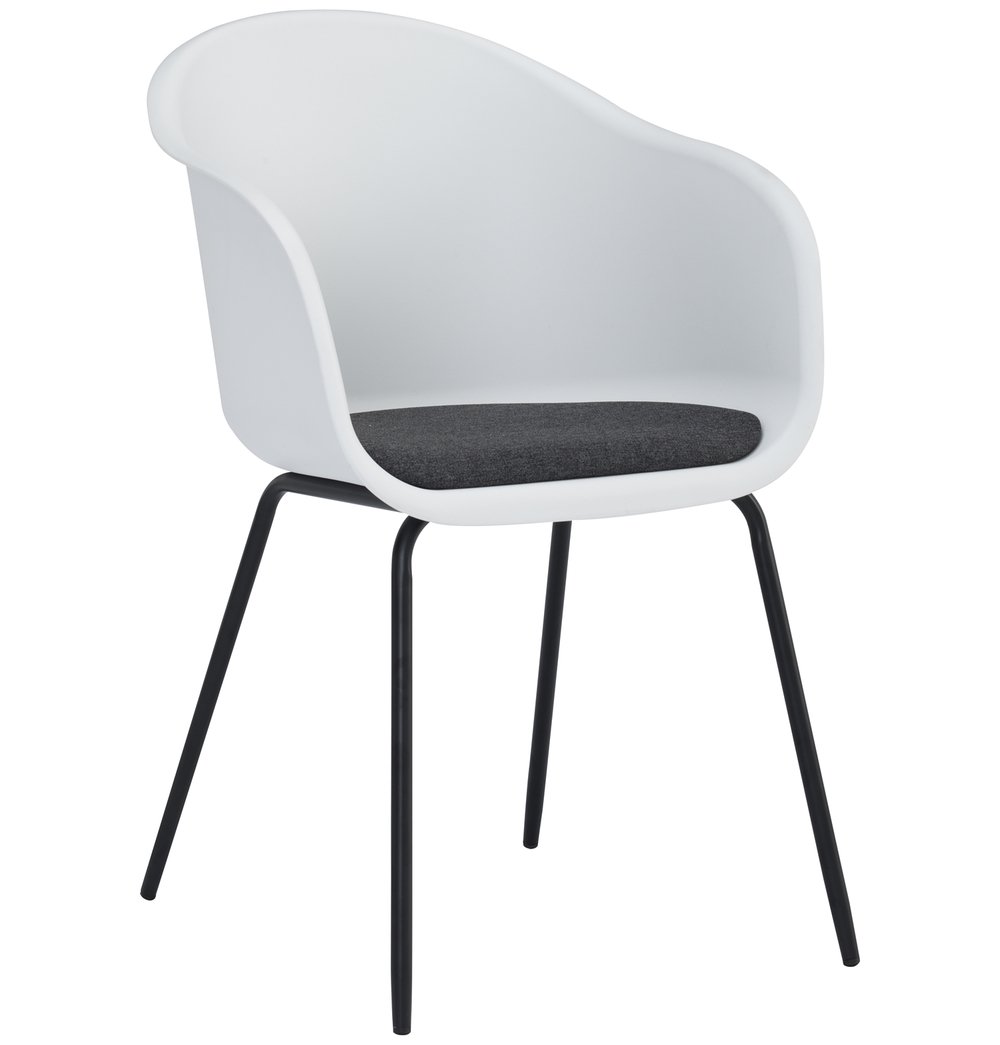 Colleen Dining Armchair - White - 99fab 