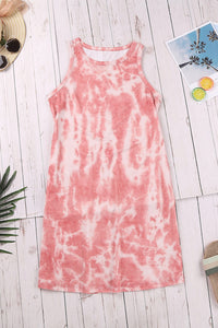 Tie Dye Knit Tank Dress