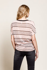 Striped Knit Tee