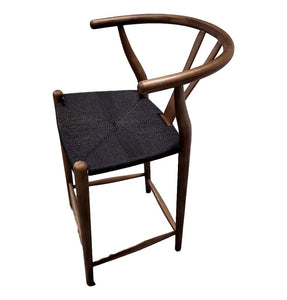 Dagmar Counter Stool - Walnut & Black Cord