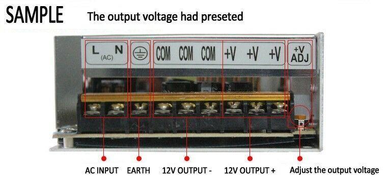 DC12V IP20 LED Transformer