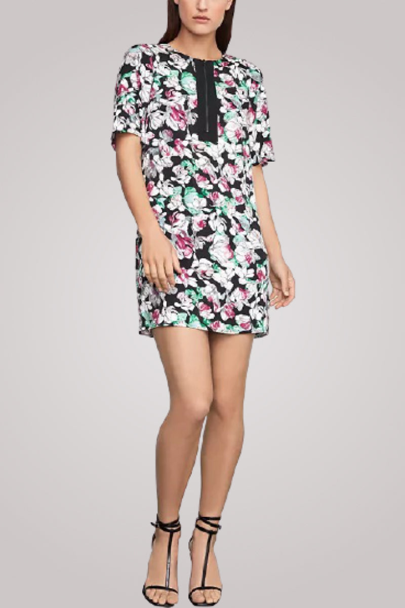 Floral-Print Shift Dress - 99fab 