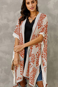 Pom Pom Open Front Kimono