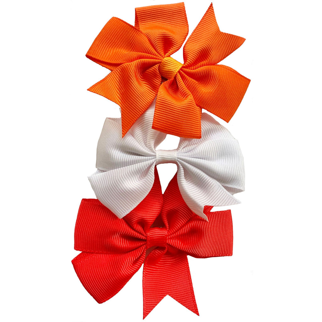 Set of 3- Red, Orange, White 4