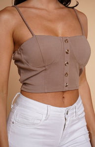 Stretch Twill Bustier