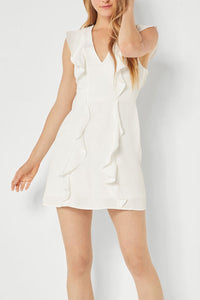 Woven Ruffle Dress 