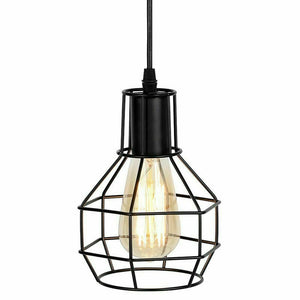 Black 2M Lamp Vintage Pendant Ceiling Industrial Light~1563-6