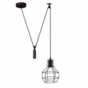 Black 2M Lamp Vintage Pendant Ceiling Industrial Light~1563-7