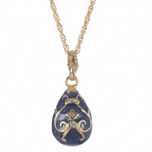 Blue Egg Pendant Necklace