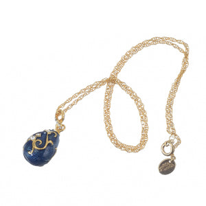 Blue Egg Pendant Necklace