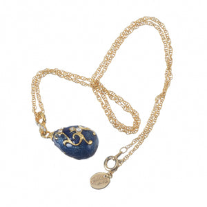 Blue Egg Pendant Necklace