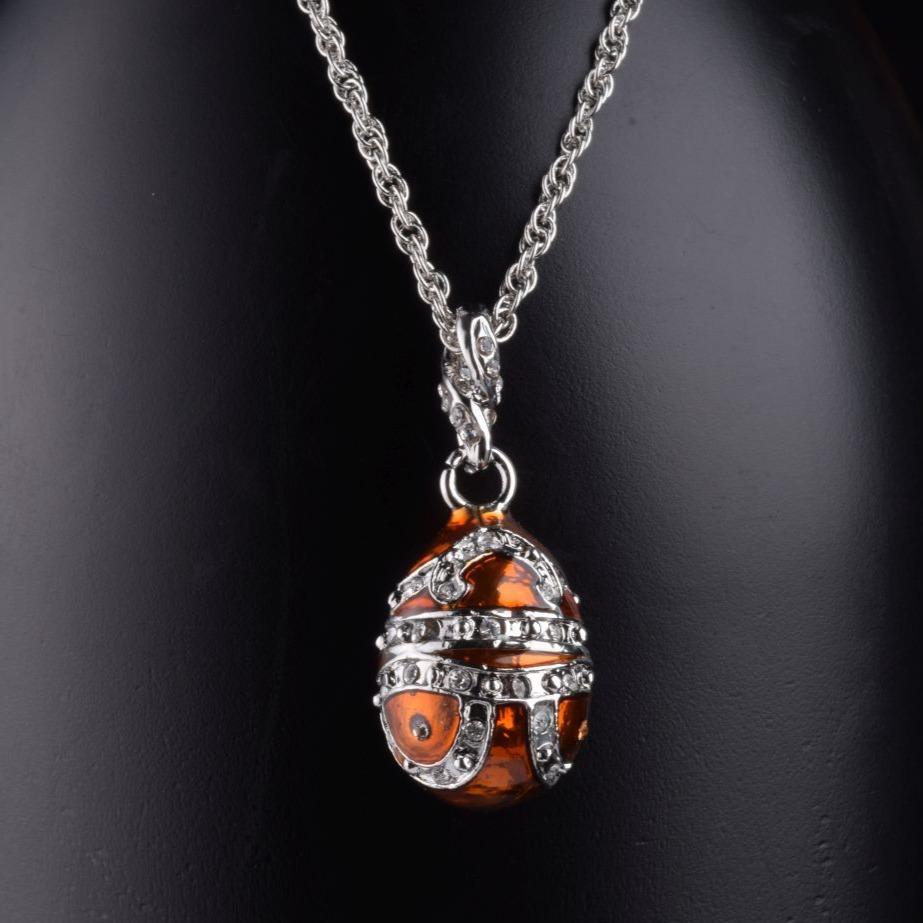 Brown Egg Pendant Necklace - 99fab 