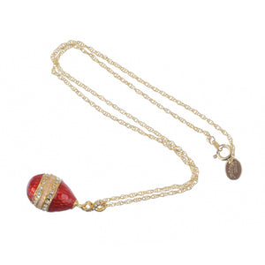 Red Egg Pendant Necklace