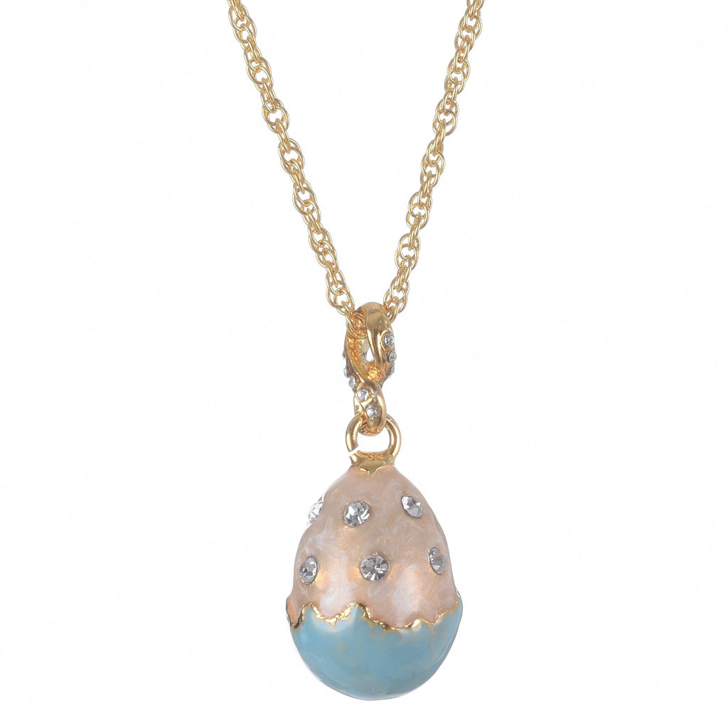 Turquoise Egg Pendant Necklace - 99fab 