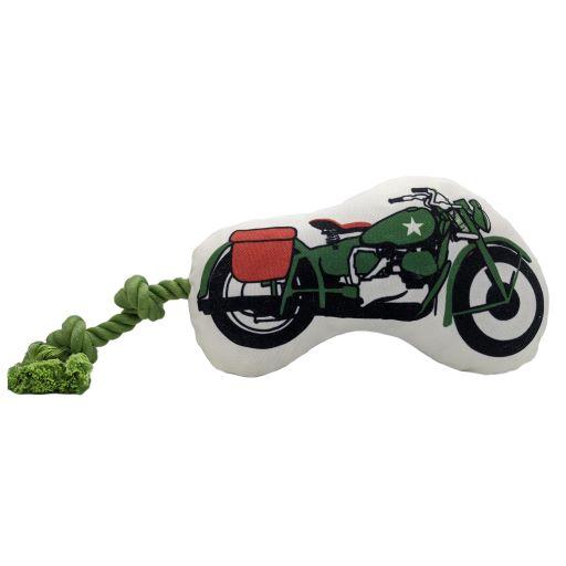 Military Motorcycle Plush Dog Toy - 99fab 