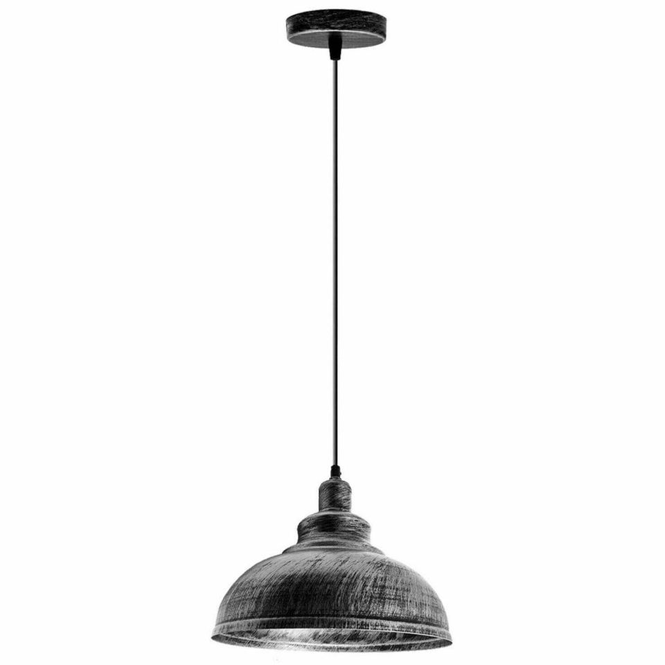 Vintage industrial Brushed Curvy Pendant Light~1139