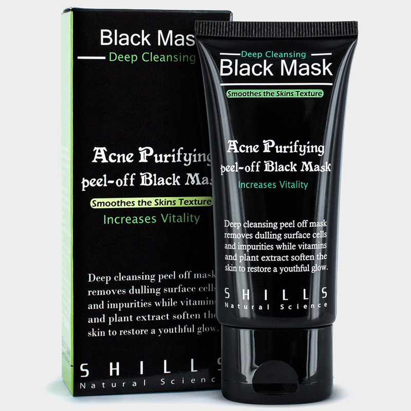 Shills Deep Cleansing purifying peel off black face mask - black mask - 99fab.com