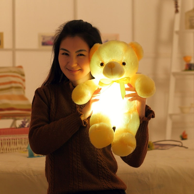 Creative Luminous Light Up LED Teddy Bear Plush - Teddy Bear - 99fab.com