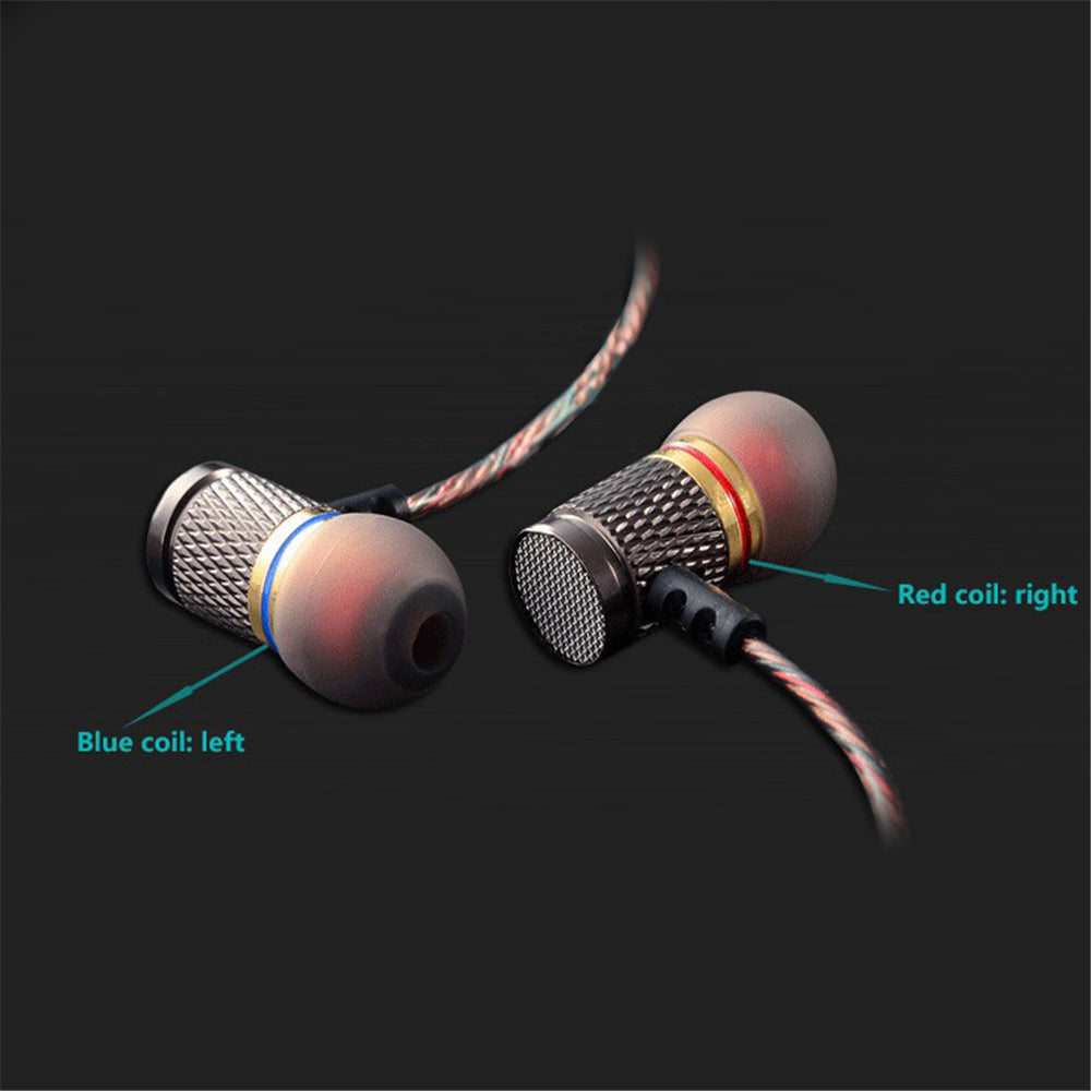 Professional In-Ear Earphone Metal Heavy Bass Sound - Gadgets - 99fab.com