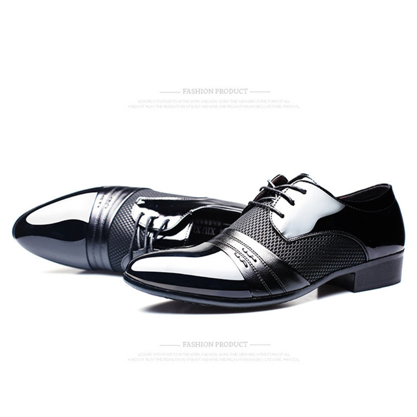 Luxury Brand Men's Flats Shoes Patent Leather Classic Oxford Shoes - women shoes - 99fab.com