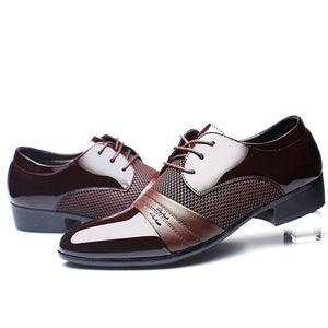 Luxury Brand Men's Flats Shoes Patent Leather Classic Oxford Shoes - women shoes - 99fab.com