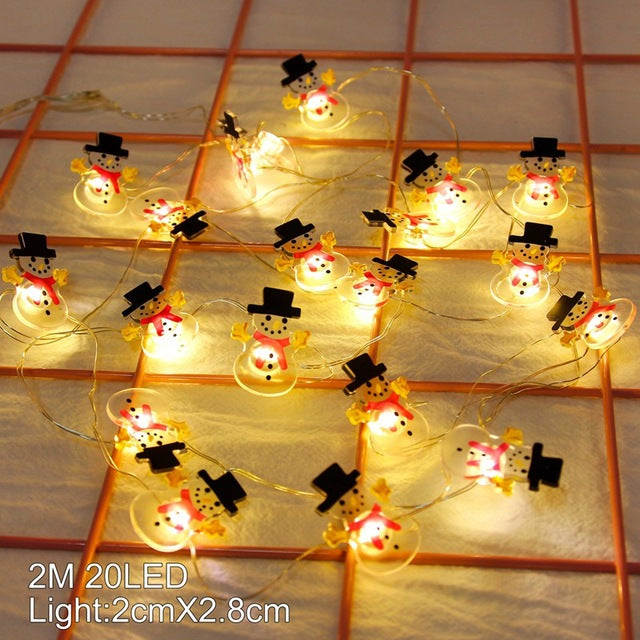 Snowman Christmas Tree LED Garland String Lights - String Lights - 99fab.com