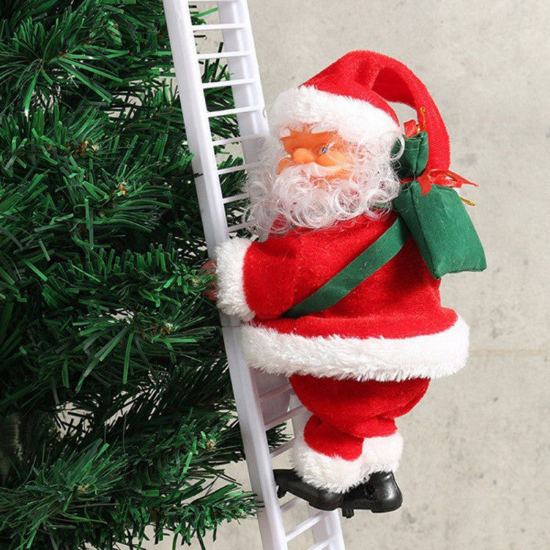 Christmas Santa Claus Electric Climb Ladder - Christmas Tree Ornaments - 99fab.com