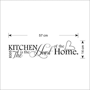 Kitchen is Heart of the Home Letter Pattern Wall Sticker - wall sticker - 99fab.com