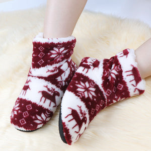 Christmas Winter Women Warm Fur Slippers Claquette Fourrure - women shoes - 99fab.com