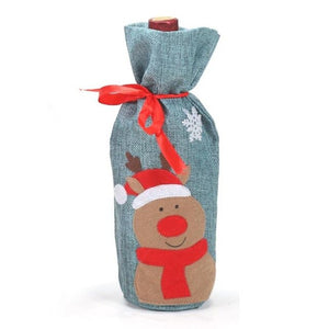 Christmas Snowman Wine Bottle Cover - Bottle Cover - 99fab.com