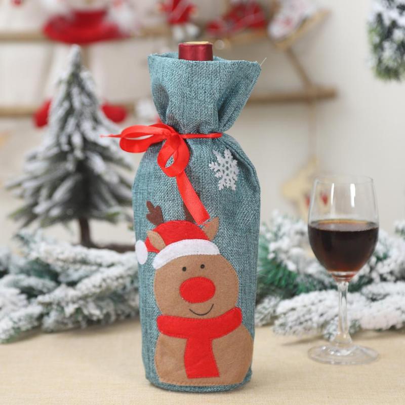 Christmas Snowman Wine Bottle Cover - Bottle Cover - 99fab.com