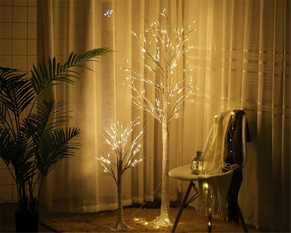 Christmas Decorations LED Tree Birch Lamp - lamp - 99fab.com