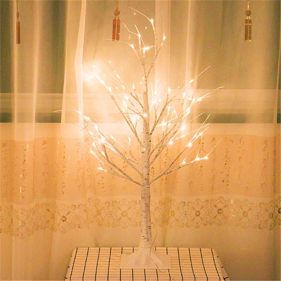 Christmas Decorations LED Tree Birch Lamp - lamp - 99fab.com