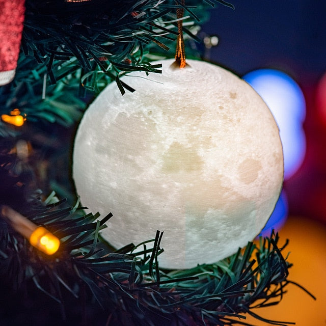 Planetary Galaxy 3D Printed Moon Christmas Decorations Lamp - Moon Lamp - 99fab.com