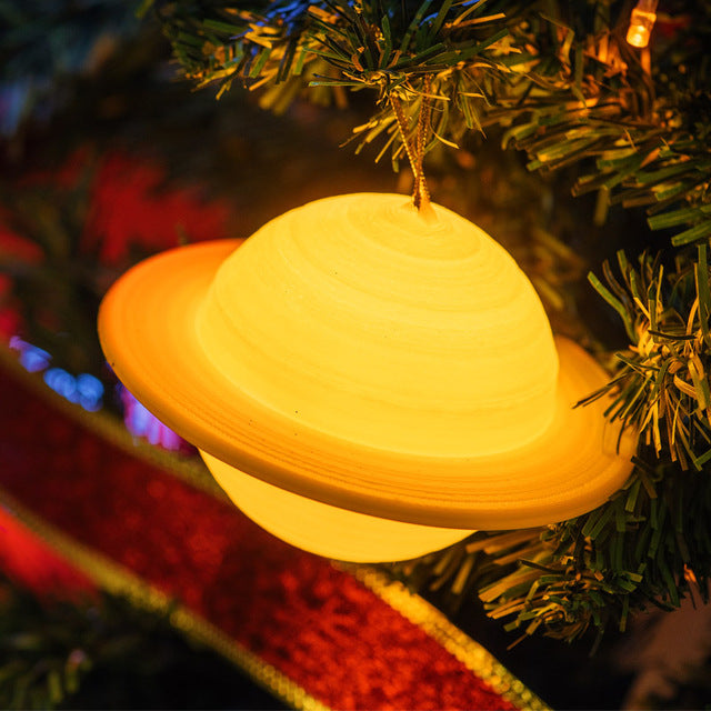 Planetary Galaxy 3D Printed Moon Christmas Decorations Lamp - Moon Lamp - 99fab.com