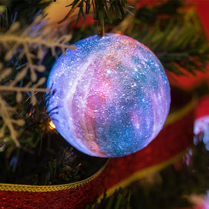 Planetary Galaxy 3D Printed Moon Christmas Decorations Lamp - Moon Lamp - 99fab.com