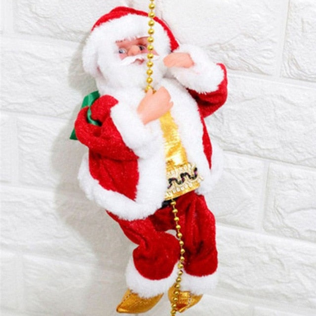 Christmas Santa Claus Electric Climb Ladder - Christmas Tree Ornaments - 99fab.com