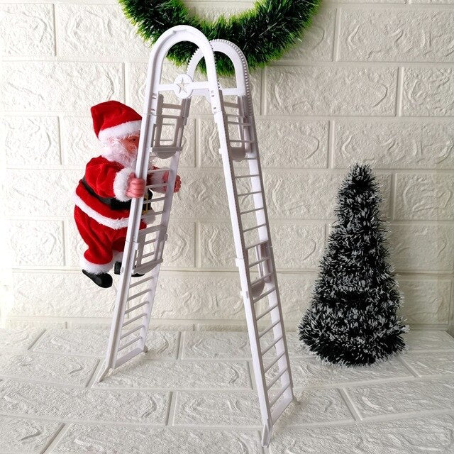 Christmas Santa Claus Electric Climb Ladder - Christmas Tree Ornaments - 99fab.com