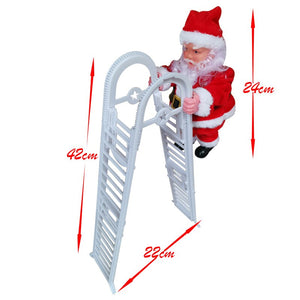 Christmas Santa Claus Electric Climb Ladder - Christmas Tree Ornaments - 99fab.com