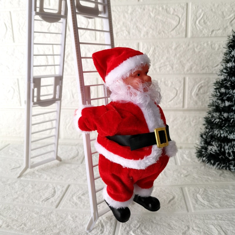 Christmas Santa Claus Electric Climb Ladder - Christmas Tree Ornaments - 99fab.com