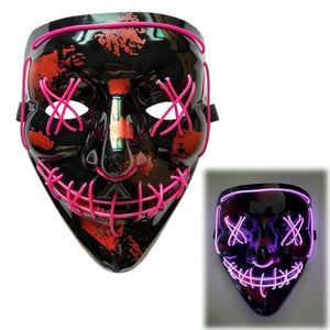 Halloween LED Mask Purge Light Up Glowing Masks