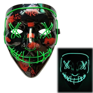 Halloween LED Mask Purge Light Up Glowing Masks