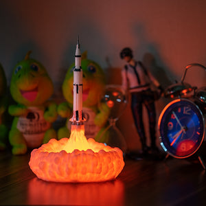 3D Print Space Shuttle Rocket Lamp Night Light - led lamp - 99fab.com