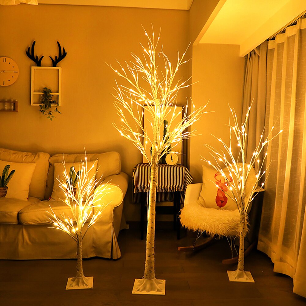 Christmas Decorations LED Tree Birch Lamp - lamp - 99fab.com