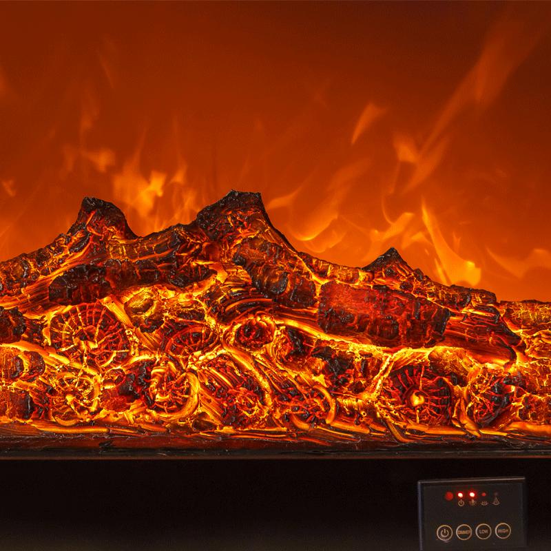 LED burner optical artificial emulation charcoal flame decoration - Fireplace Burners - 99fab.com