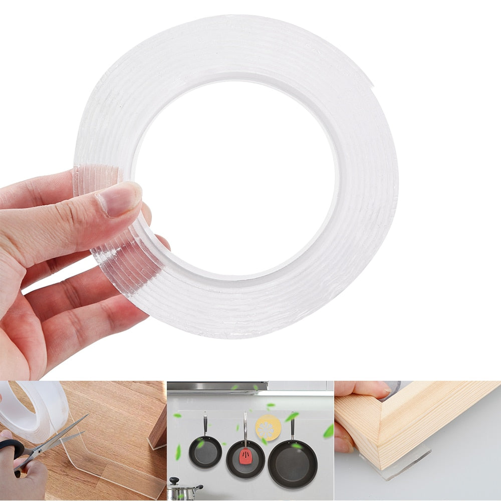 Reusable Double-Sided Adhesive Multi Function Magic Nano Grip Tape - Magic Tape - 99fab.com